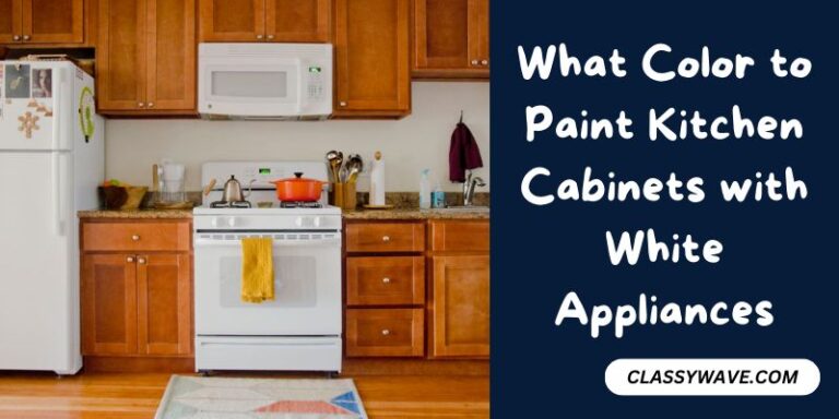 What Color to Paint Kitchen Cabinets with White Appliances